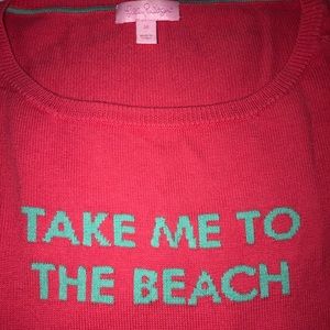 Adorable Lily Pulitzer beach sweater